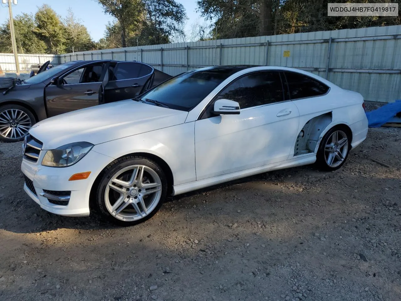 2015 Mercedes-Benz C 250 VIN: WDDGJ4HB7FG419817 Lot: 77383494