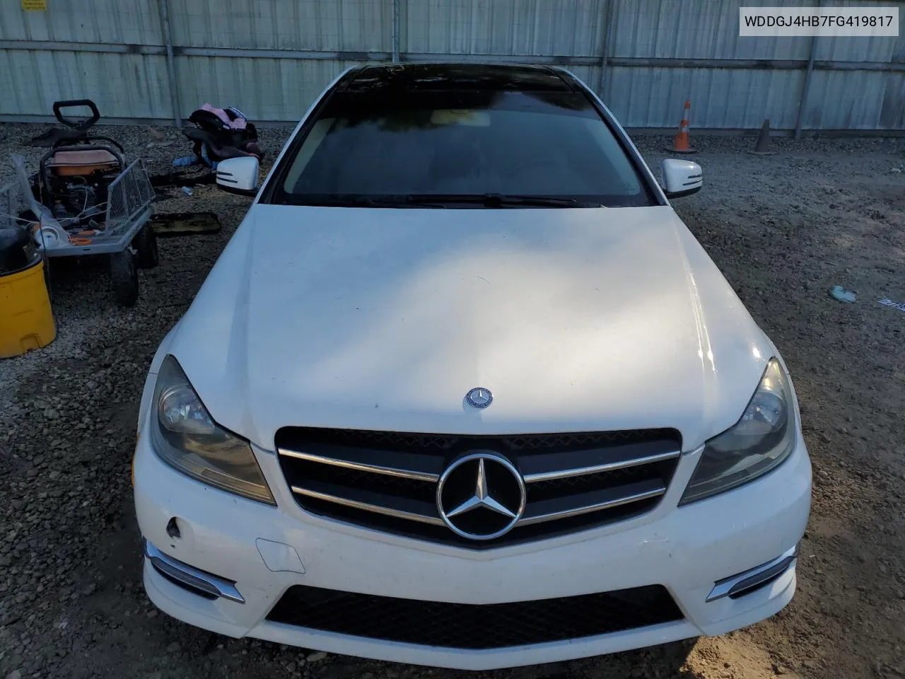 2015 Mercedes-Benz C 250 VIN: WDDGJ4HB7FG419817 Lot: 77383494