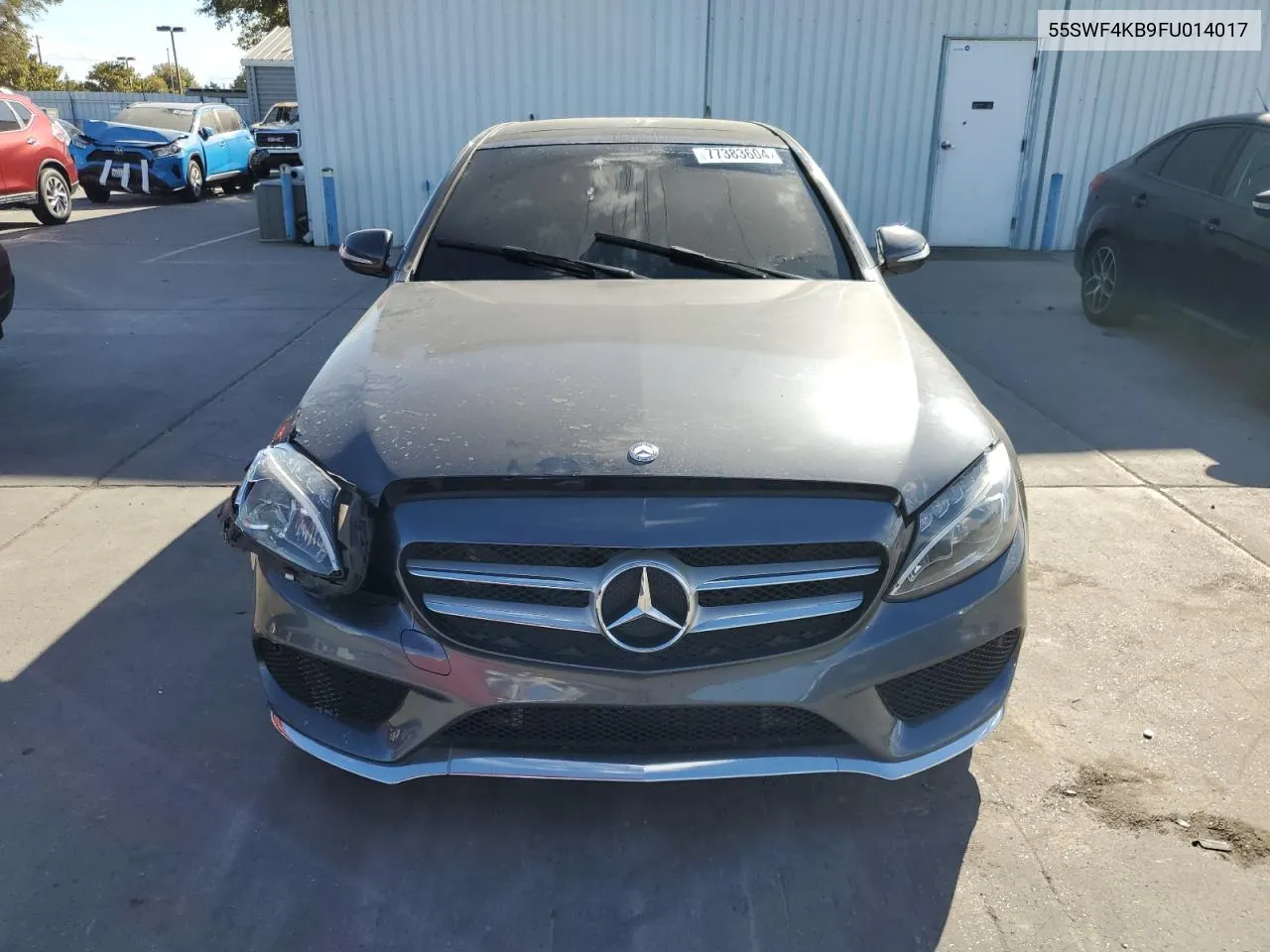 2015 Mercedes-Benz C 300 4Matic VIN: 55SWF4KB9FU014017 Lot: 77383604