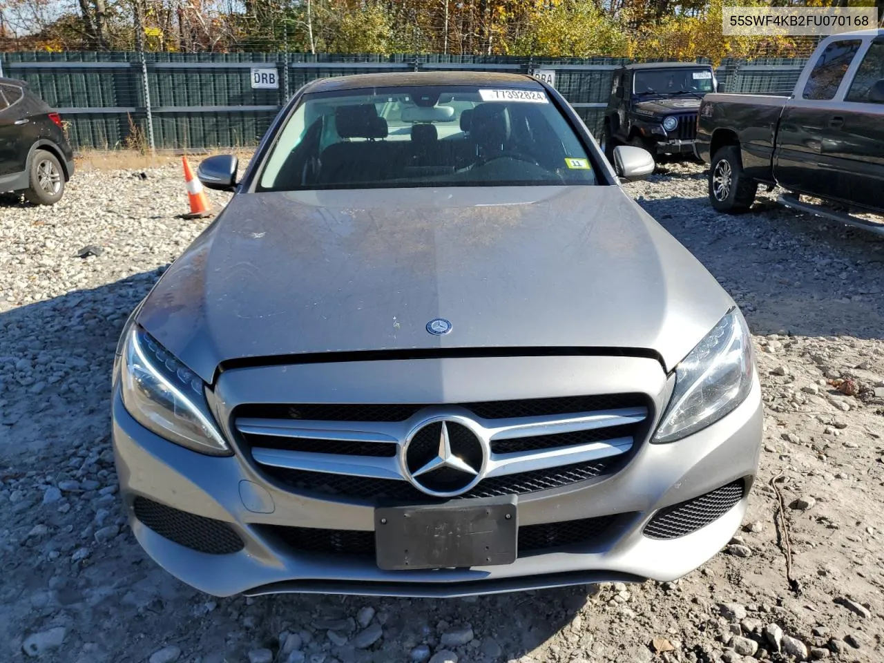 2015 Mercedes-Benz C 300 4Matic VIN: 55SWF4KB2FU070168 Lot: 77392824