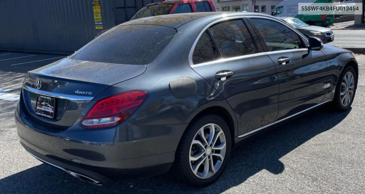 2015 Mercedes-Benz C 300 4Matic VIN: 55SWF4KB4FU013454 Lot: 77581394