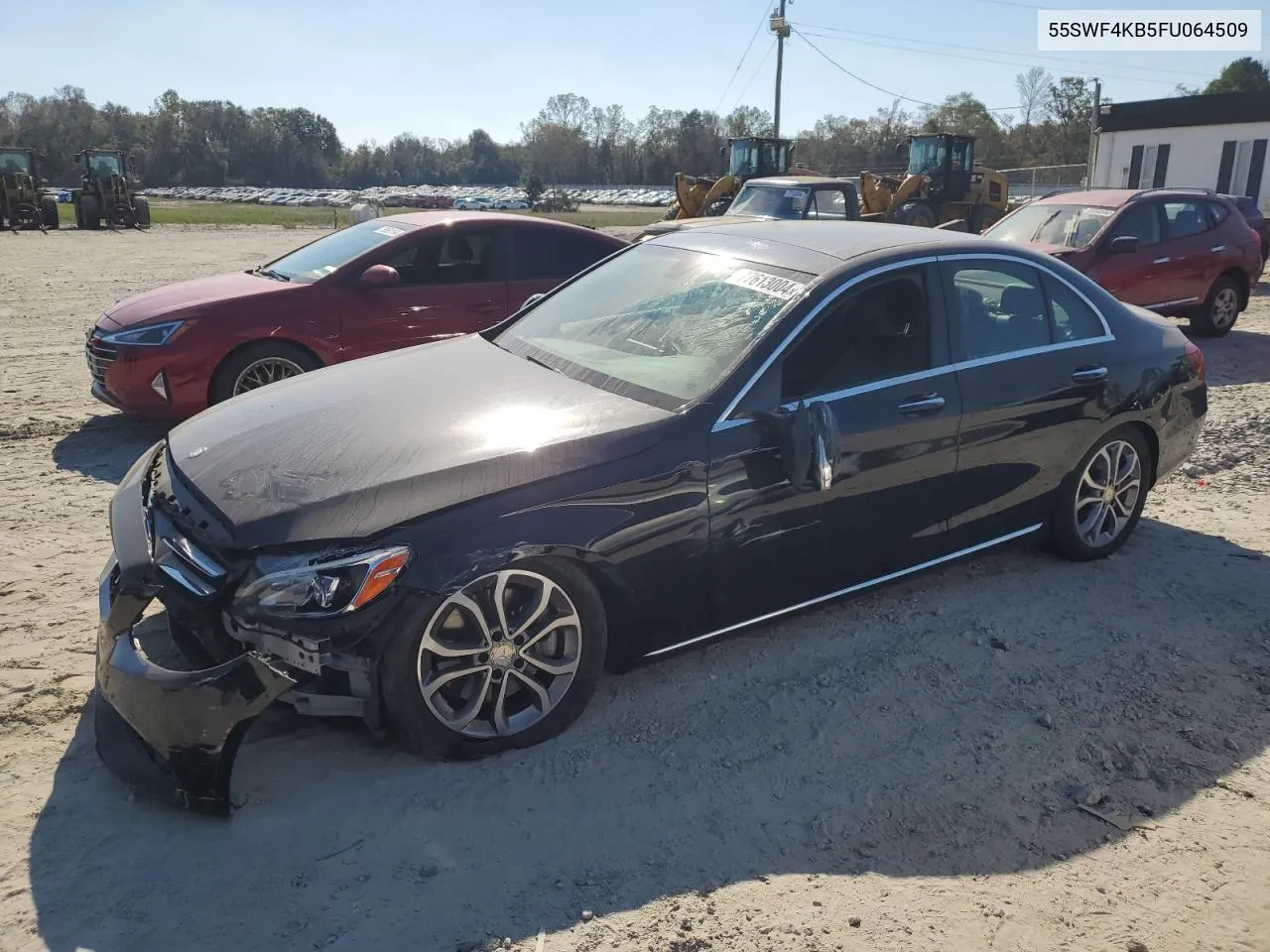 2015 Mercedes-Benz C 300 4Matic VIN: 55SWF4KB5FU064509 Lot: 77613004