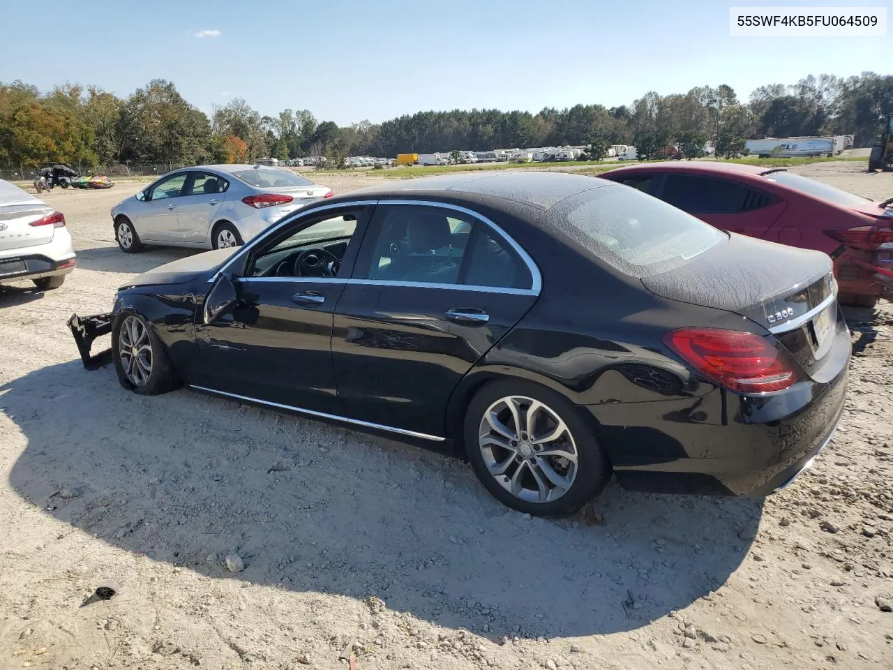 2015 Mercedes-Benz C 300 4Matic VIN: 55SWF4KB5FU064509 Lot: 77613004