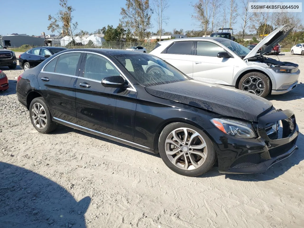 2015 Mercedes-Benz C 300 4Matic VIN: 55SWF4KB5FU064509 Lot: 77613004