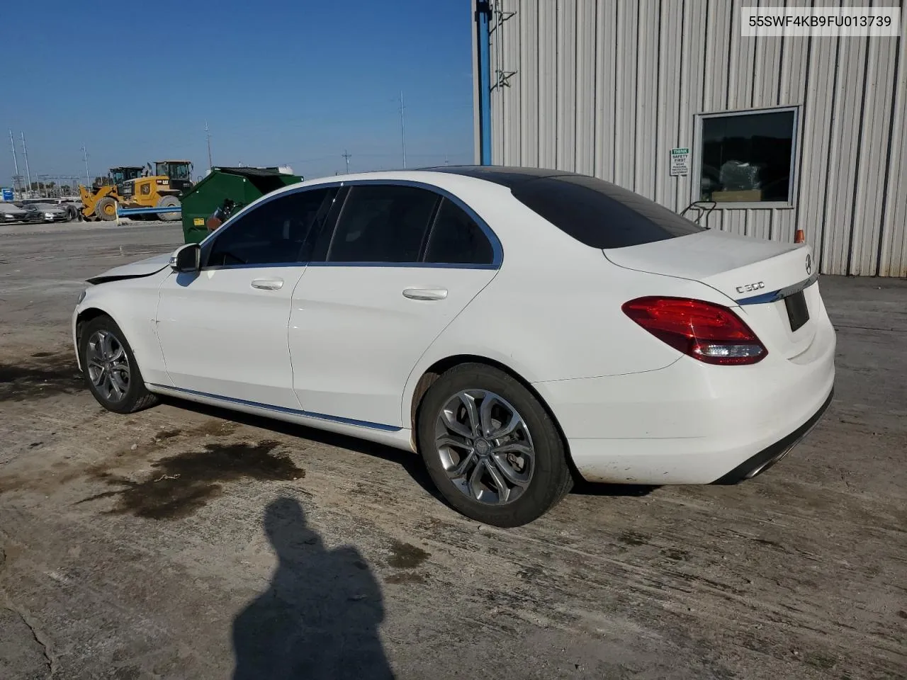 2015 Mercedes-Benz C 300 4Matic VIN: 55SWF4KB9FU013739 Lot: 77613724