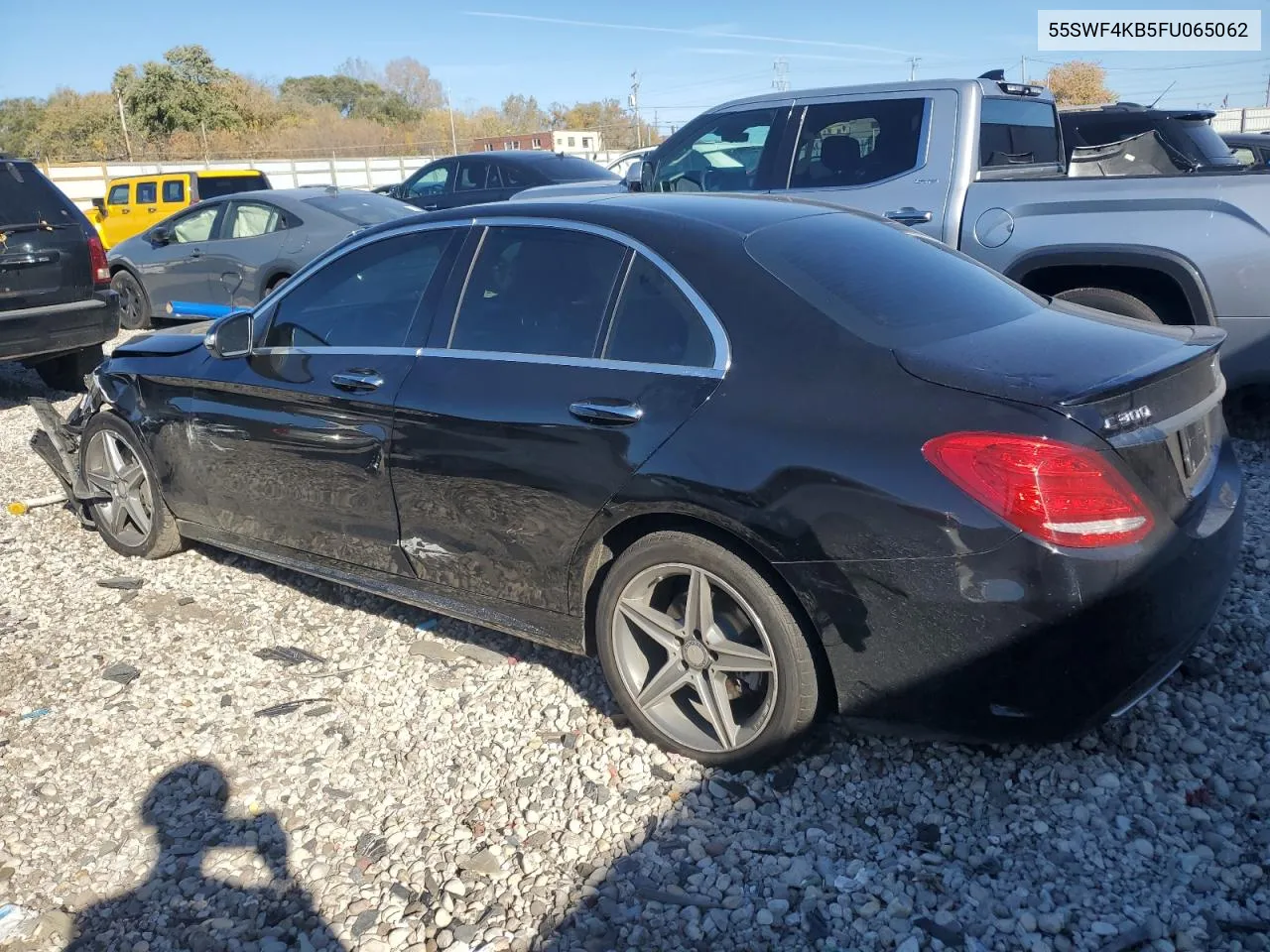 2015 Mercedes-Benz C 300 4Matic VIN: 55SWF4KB5FU065062 Lot: 77671974