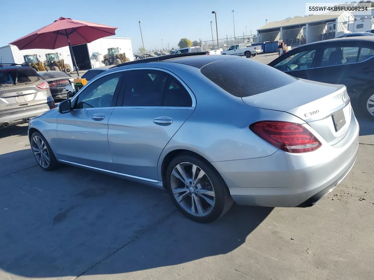 2015 Mercedes-Benz C 300 4Matic VIN: 55SWF4KB9FU008234 Lot: 77819664