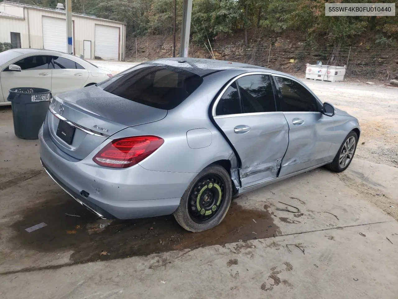 2015 Mercedes-Benz C 300 4Matic VIN: 55SWF4KB0FU010440 Lot: 77956544