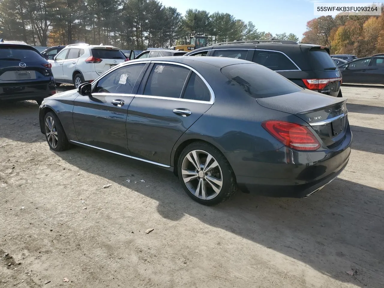 2015 Mercedes-Benz C 300 4Matic VIN: 55SWF4KB3FU093264 Lot: 77962374