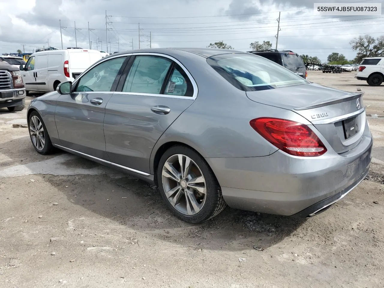 2015 Mercedes-Benz C 300 VIN: 55SWF4JB5FU087323 Lot: 78416374