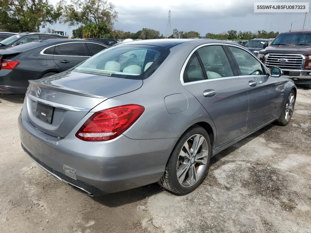 2015 Mercedes-Benz C 300 VIN: 55SWF4JB5FU087323 Lot: 78416374