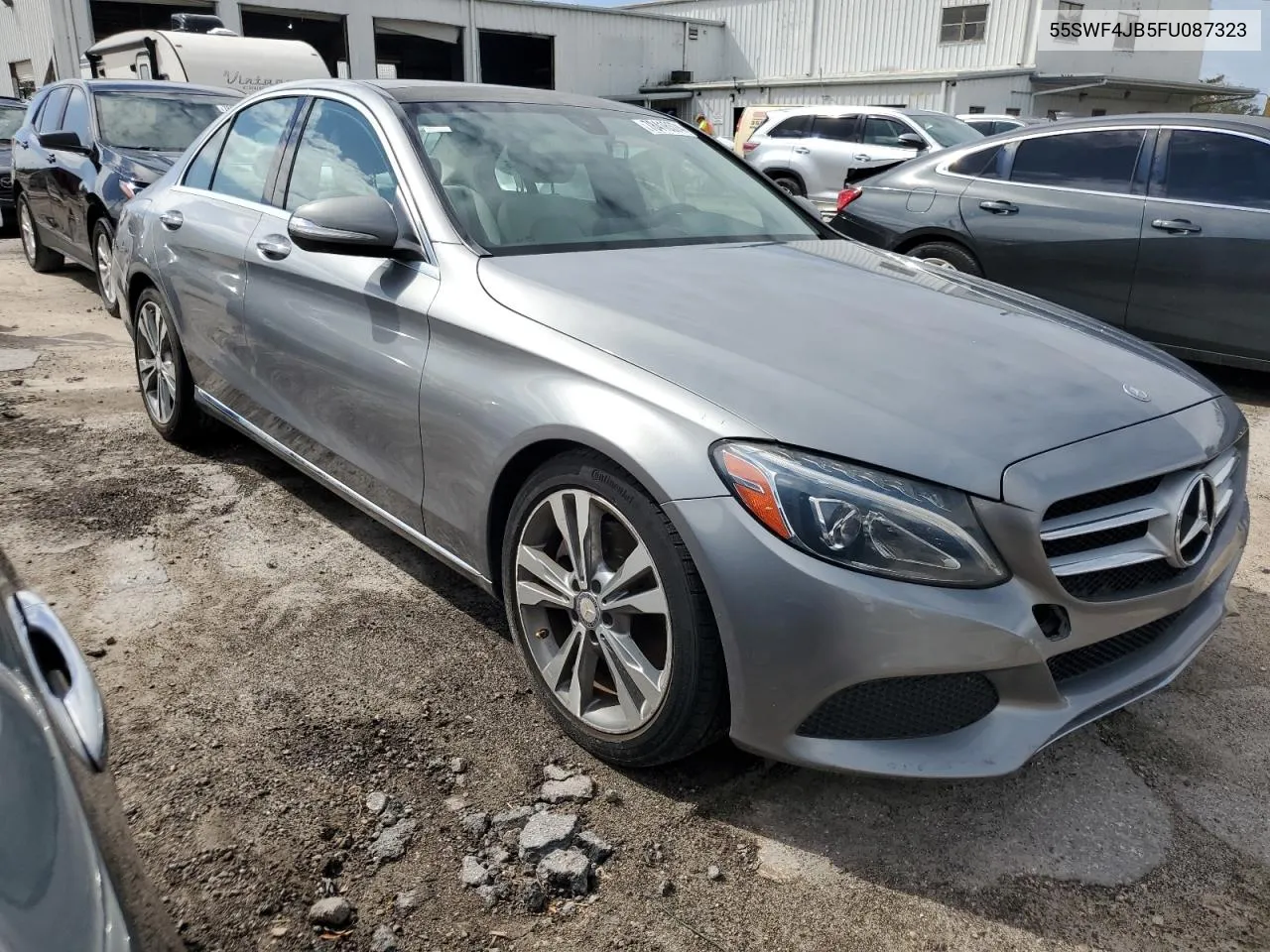 2015 Mercedes-Benz C 300 VIN: 55SWF4JB5FU087323 Lot: 78416374