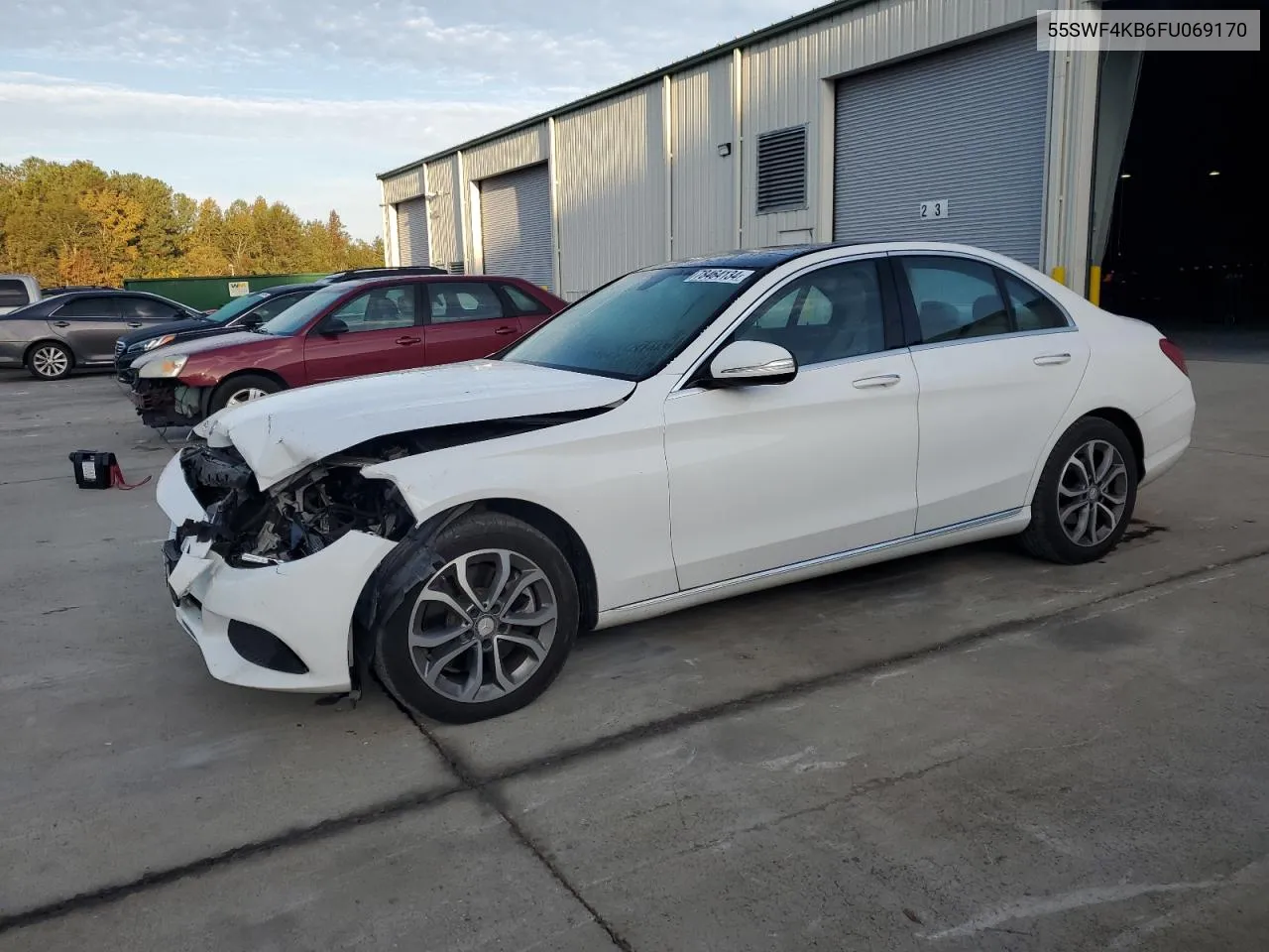 2015 Mercedes-Benz C 300 4Matic VIN: 55SWF4KB6FU069170 Lot: 78464134