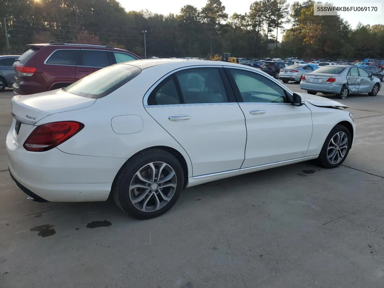 2015 Mercedes-Benz C 300 4Matic VIN: 55SWF4KB6FU069170 Lot: 78464134