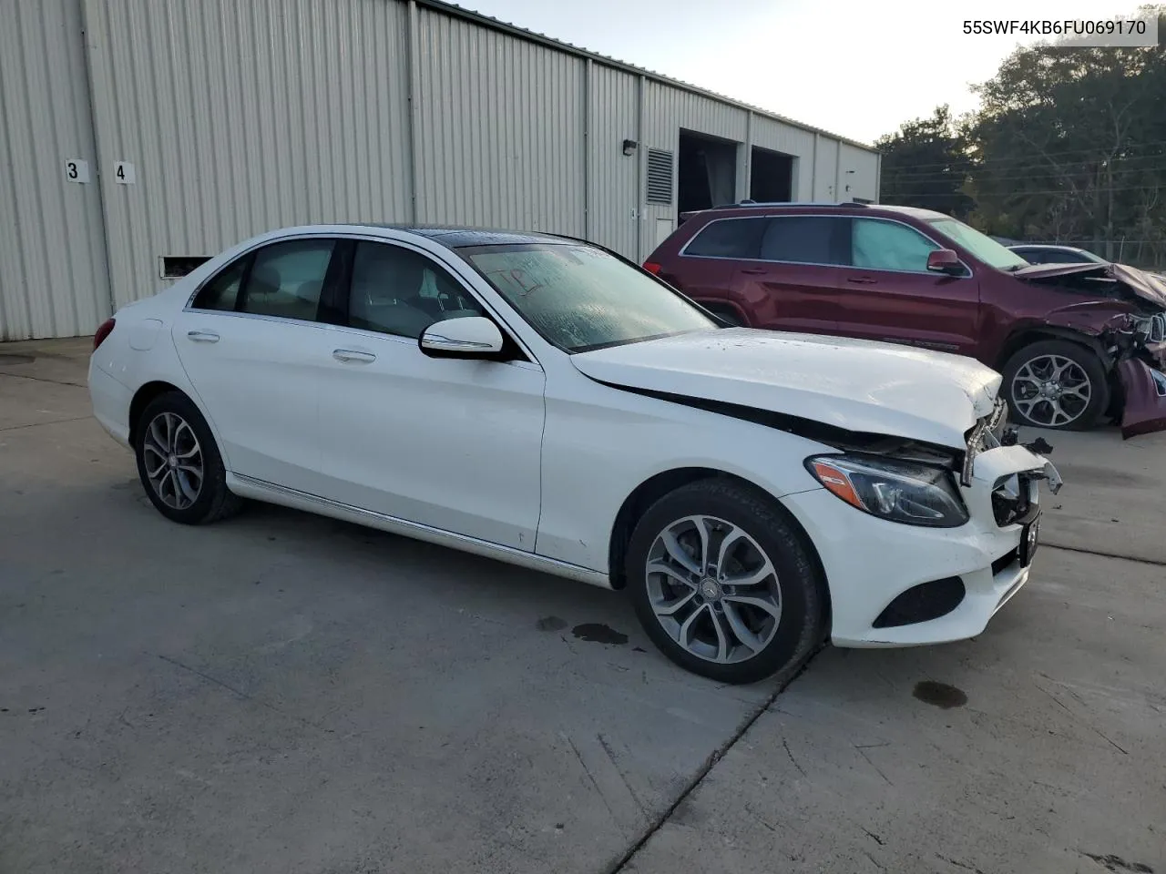 2015 Mercedes-Benz C 300 4Matic VIN: 55SWF4KB6FU069170 Lot: 78464134