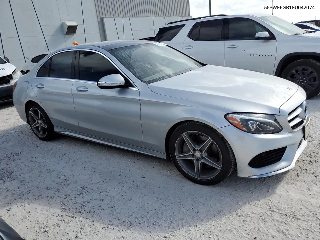 2015 Mercedes-Benz C 400 4Matic VIN: 55SWF6GB1FU042074 Lot: 78513984