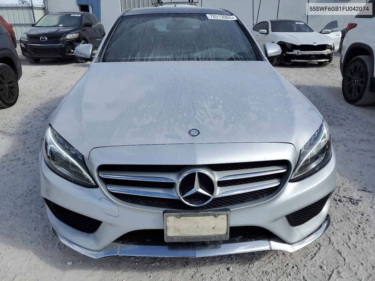 2015 Mercedes-Benz C 400 4Matic VIN: 55SWF6GB1FU042074 Lot: 78513984