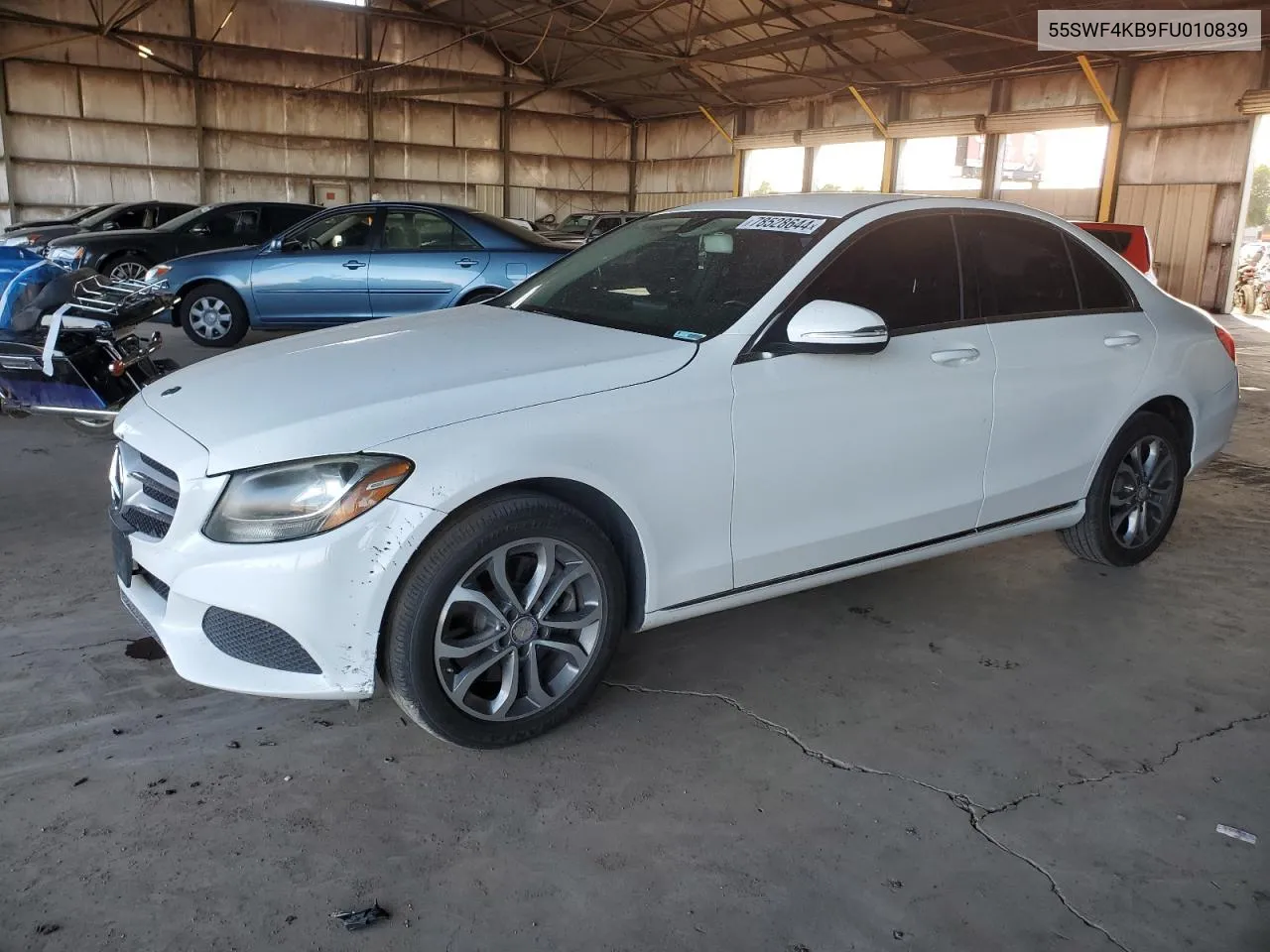 2015 Mercedes-Benz C 300 4Matic VIN: 55SWF4KB9FU010839 Lot: 78528644