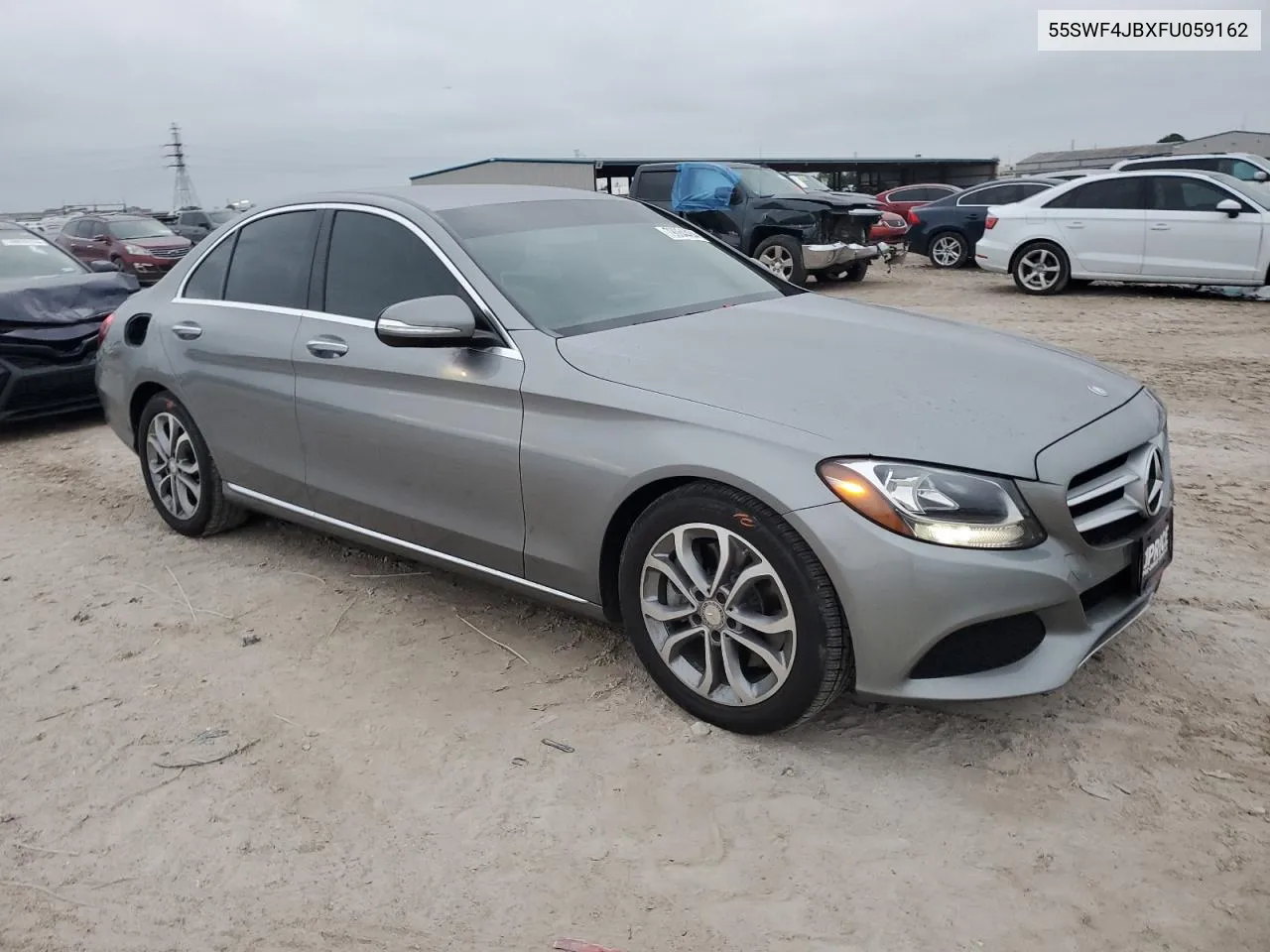 2015 Mercedes-Benz C 300 VIN: 55SWF4JBXFU059162 Lot: 79064484