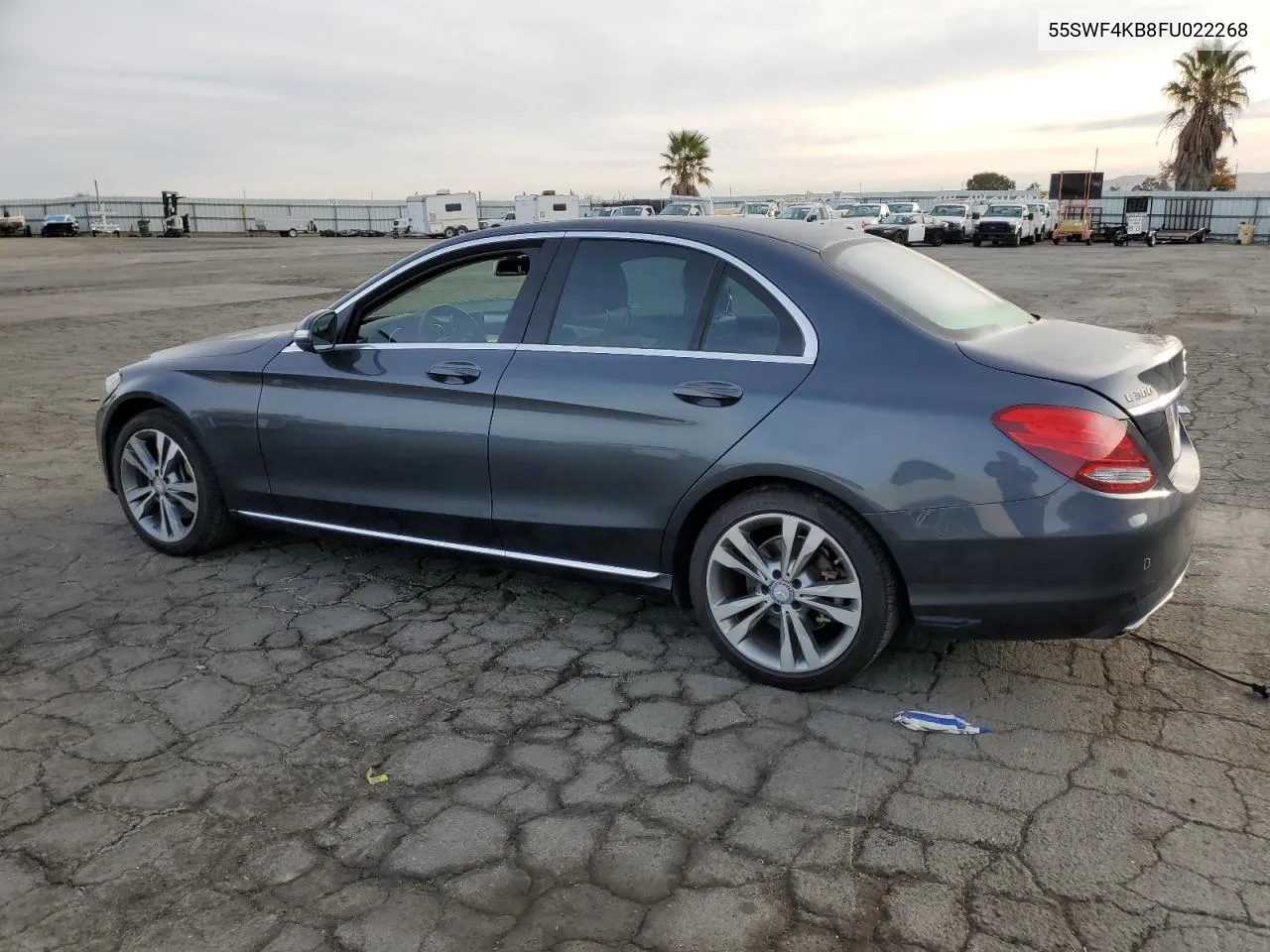 2015 Mercedes-Benz C 300 4Matic VIN: 55SWF4KB8FU022268 Lot: 79144604