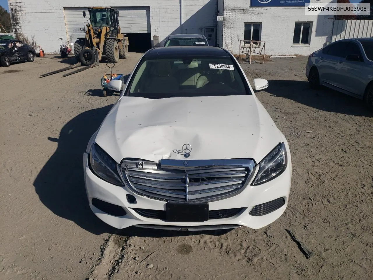 2015 Mercedes-Benz C 300 4Matic VIN: 55SWF4KB0FU003908 Lot: 79258934