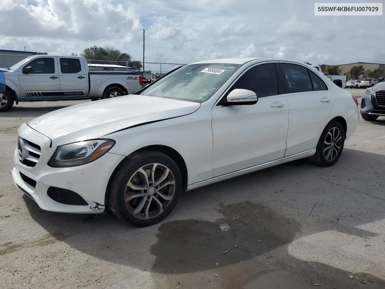 2015 Mercedes-Benz C 300 4Matic VIN: 55SWF4KB6FU007929 Lot: 79888804