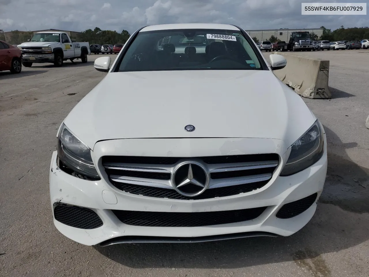 2015 Mercedes-Benz C 300 4Matic VIN: 55SWF4KB6FU007929 Lot: 79888804