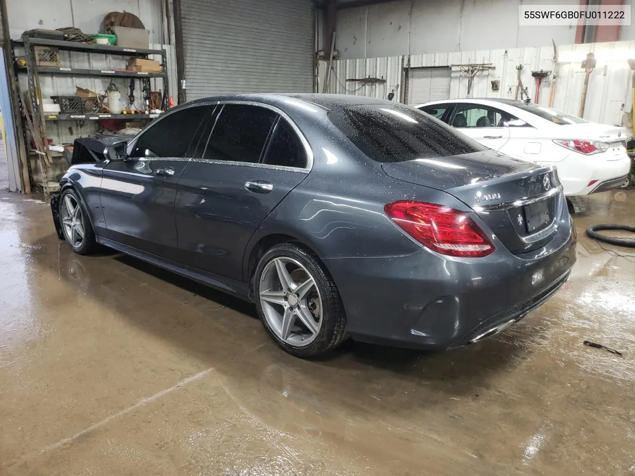 2015 Mercedes-Benz C 400 4Matic VIN: 55SWF6GB0FU011222 Lot: 80368754