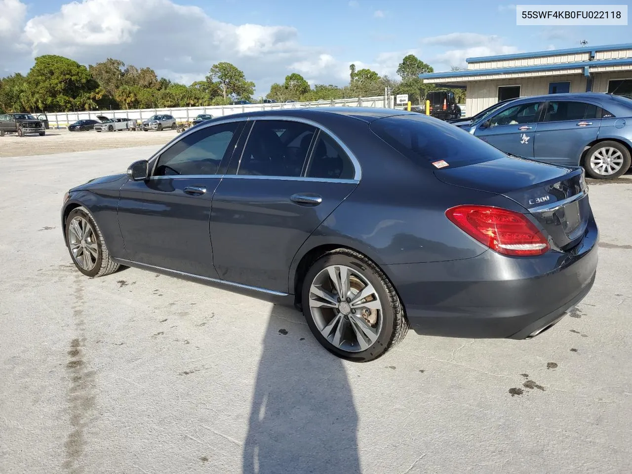 2015 Mercedes-Benz C 300 4Matic VIN: 55SWF4KB0FU022118 Lot: 80579924