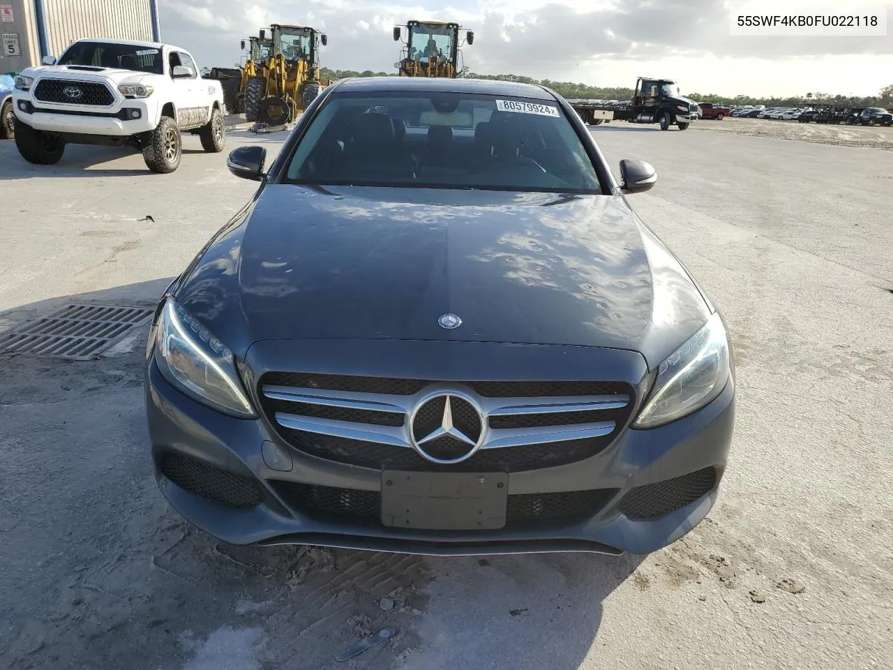 2015 Mercedes-Benz C 300 4Matic VIN: 55SWF4KB0FU022118 Lot: 80579924