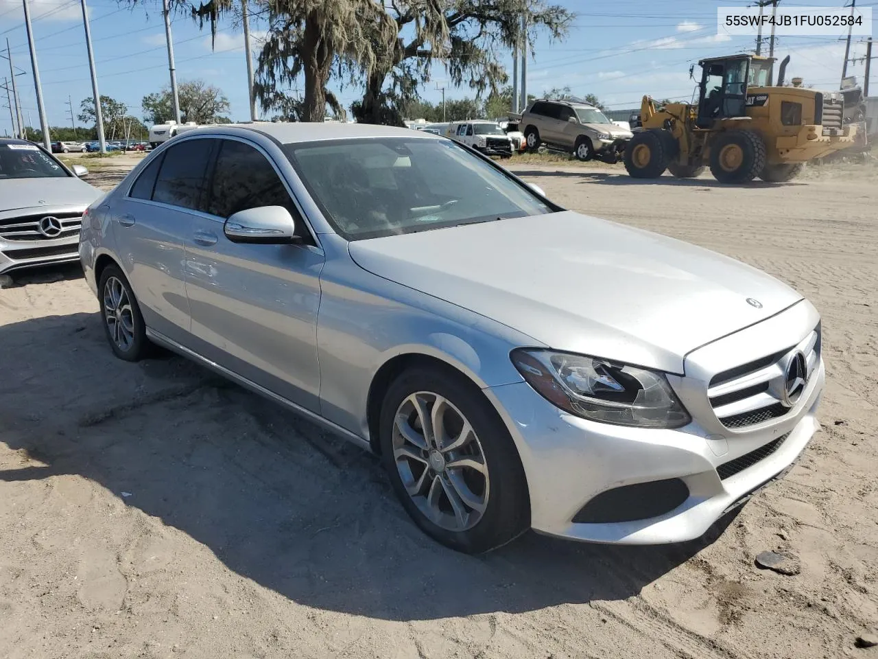 2015 Mercedes-Benz C 300 VIN: 55SWF4JB1FU052584 Lot: 80802504