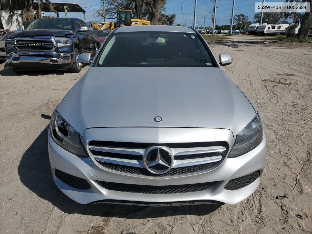 2015 Mercedes-Benz C 300 VIN: 55SWF4JB1FU052584 Lot: 80802504