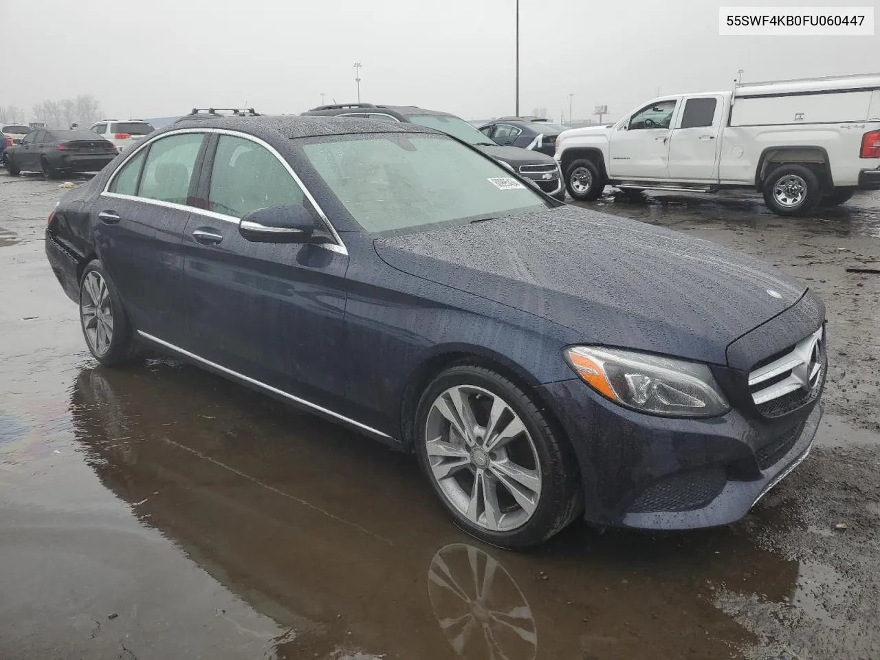 2015 Mercedes-Benz C 300 4Matic VIN: 55SWF4KB0FU060447 Lot: 80995434