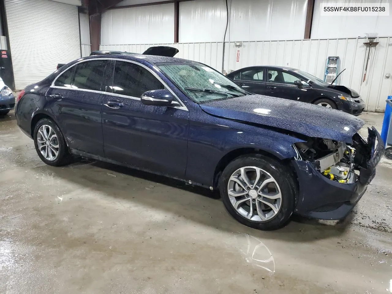 2015 Mercedes-Benz C 300 4Matic VIN: 55SWF4KB8FU015238 Lot: 81128454