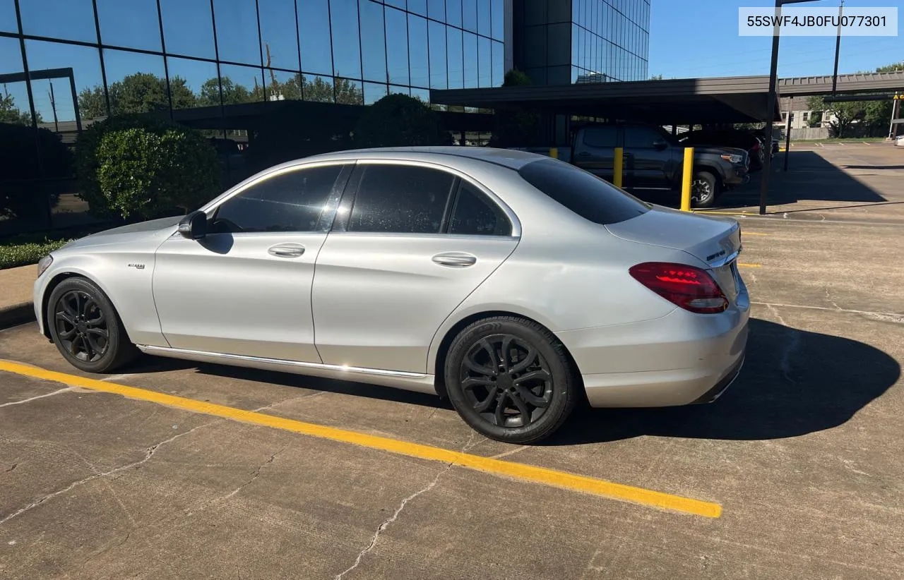 2015 Mercedes-Benz C 300 VIN: 55SWF4JB0FU077301 Lot: 81147694