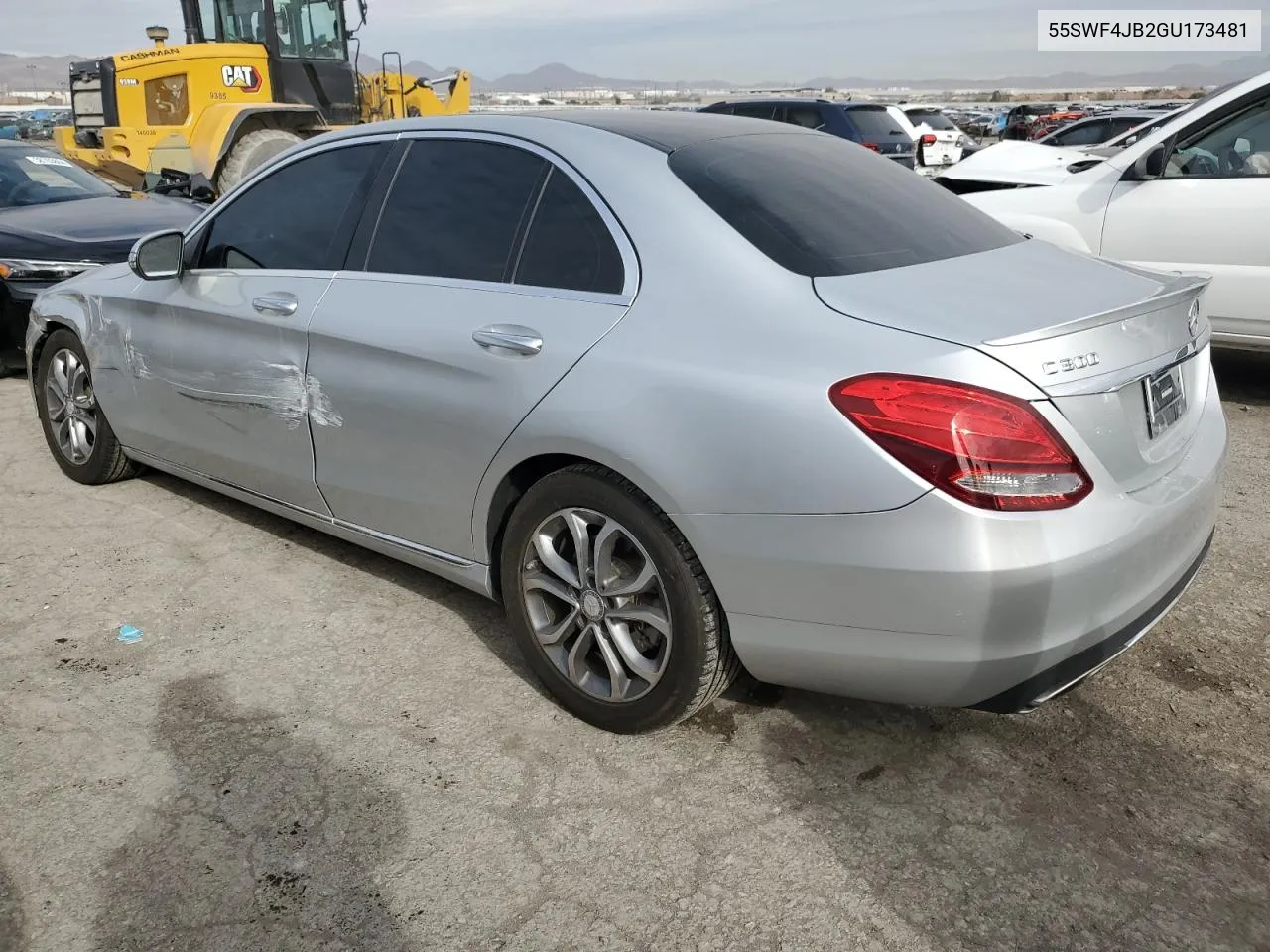 2016 Mercedes-Benz C 300 VIN: 55SWF4JB2GU173481 Lot: 40071814