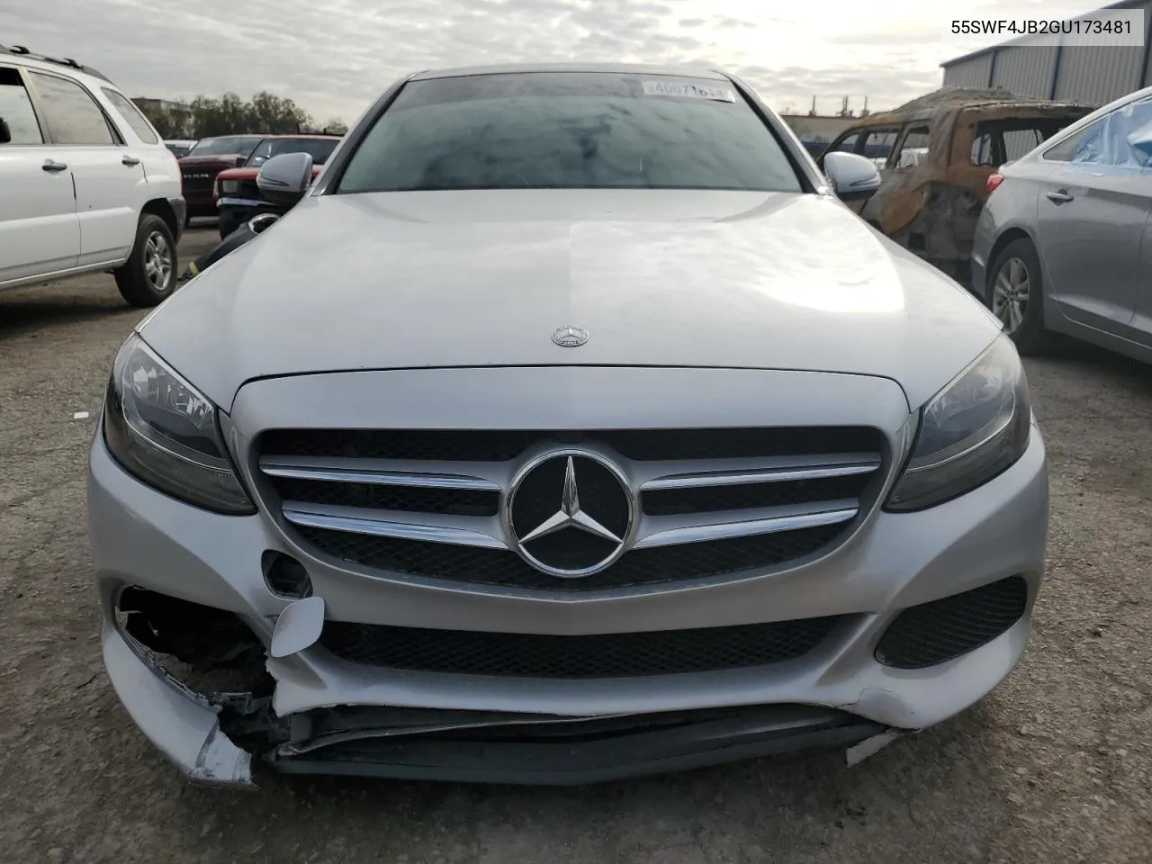 2016 Mercedes-Benz C 300 VIN: 55SWF4JB2GU173481 Lot: 40071814