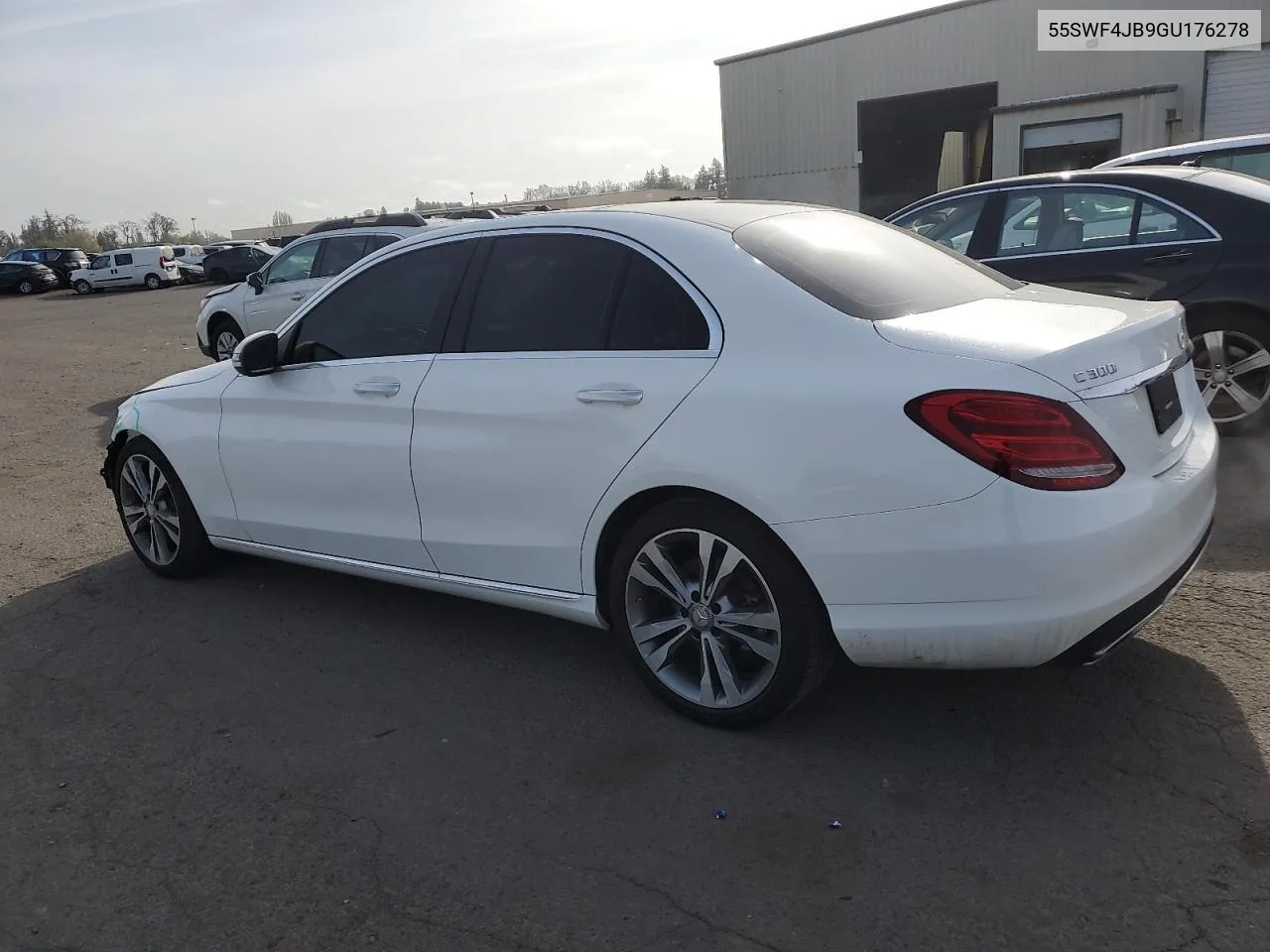 2016 Mercedes-Benz C 300 VIN: 55SWF4JB9GU176278 Lot: 50721164