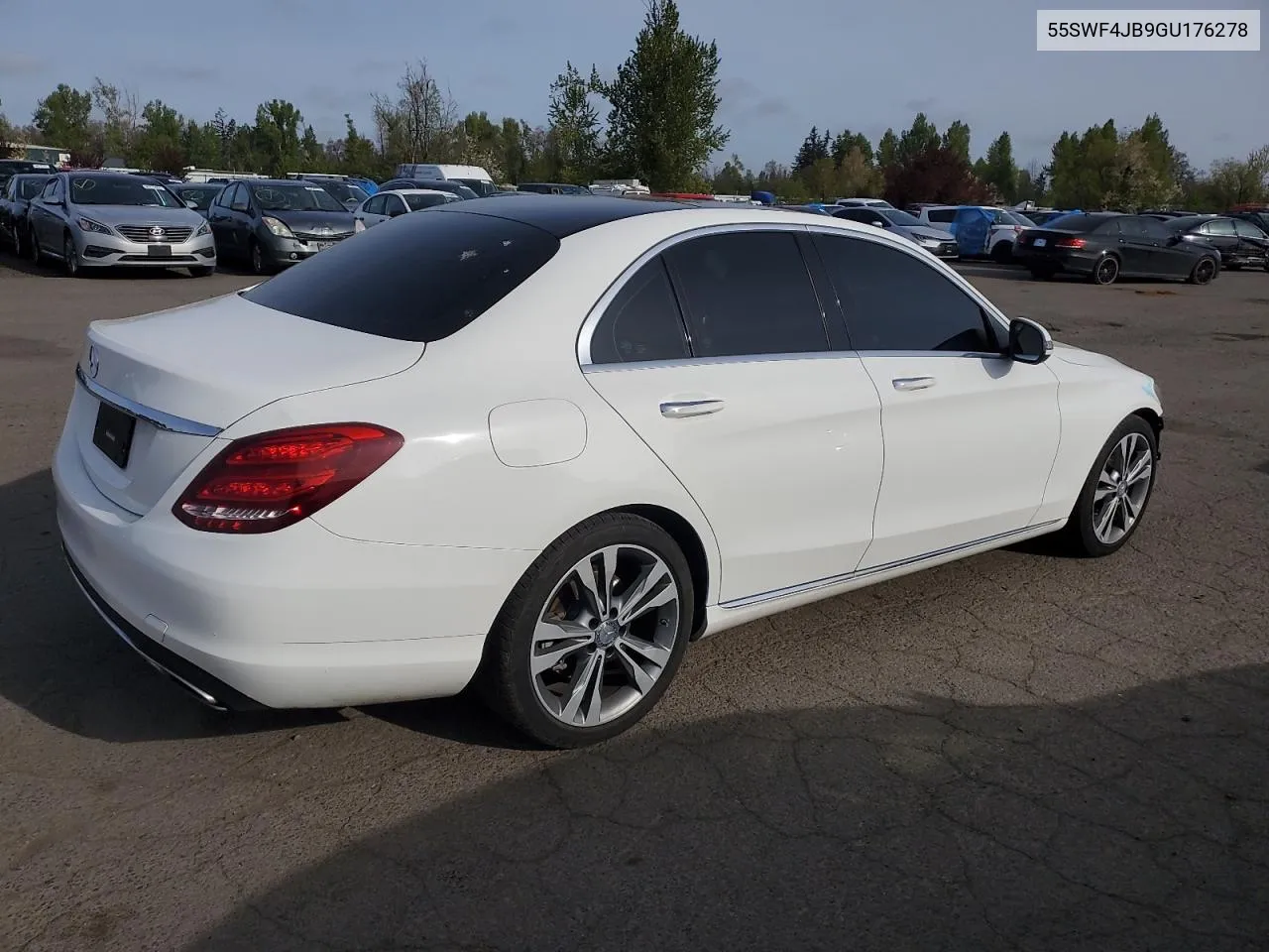 2016 Mercedes-Benz C 300 VIN: 55SWF4JB9GU176278 Lot: 50721164