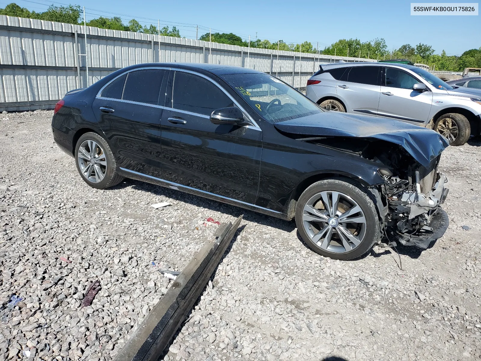 2016 Mercedes-Benz C 300 4Matic VIN: 55SWF4KB0GU175826 Lot: 51770844