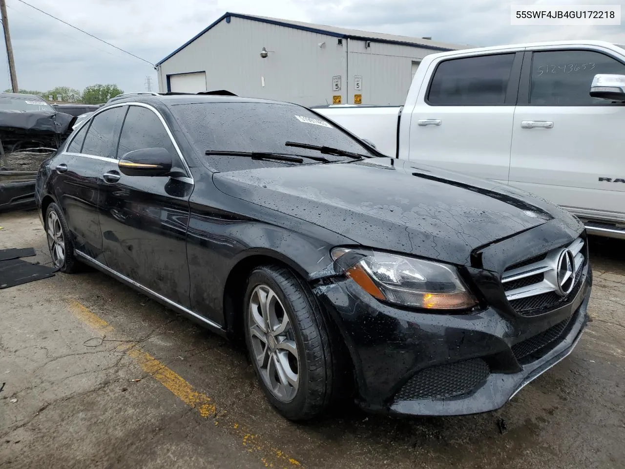 2016 Mercedes-Benz C 300 VIN: 55SWF4JB4GU172218 Lot: 51997483