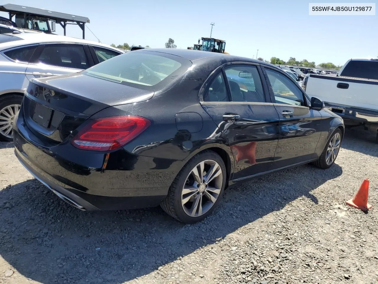 2016 Mercedes-Benz C 300 VIN: 55SWF4JB5GU129877 Lot: 54075634