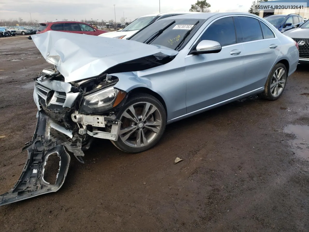 2016 Mercedes-Benz C 300 VIN: 55SWF4JB2GU132641 Lot: 54304294