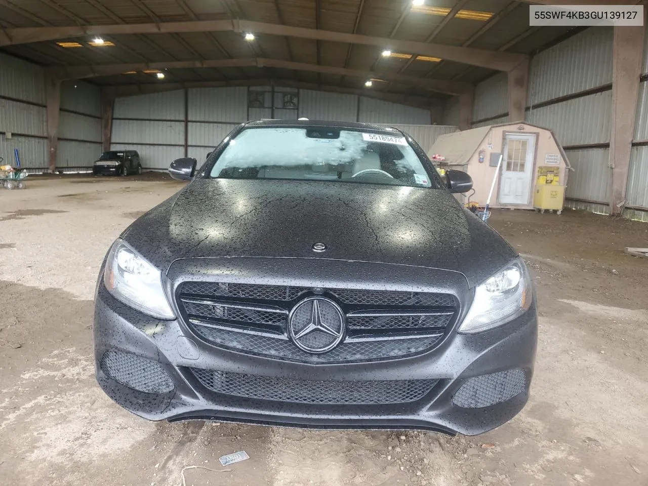 2016 Mercedes-Benz C 300 4Matic VIN: 55SWF4KB3GU139127 Lot: 55189474