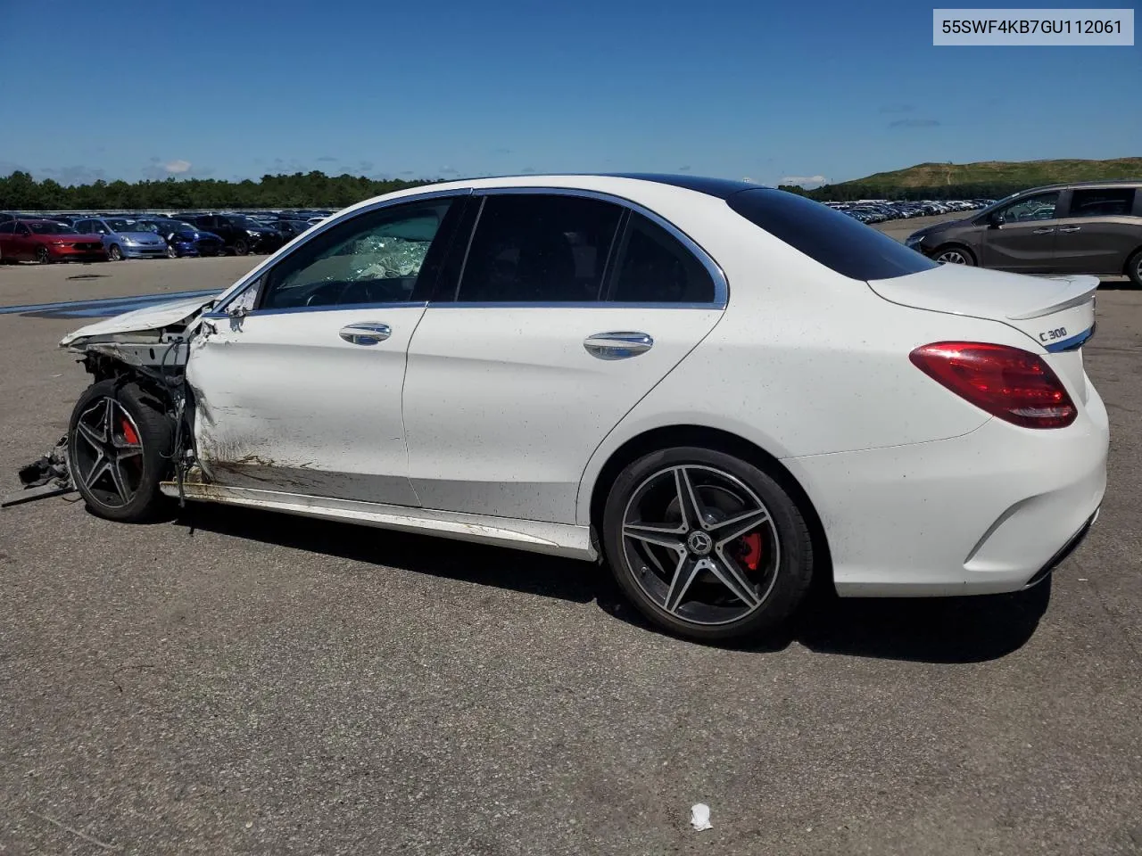 2016 Mercedes-Benz C 300 4Matic VIN: 55SWF4KB7GU112061 Lot: 60470794