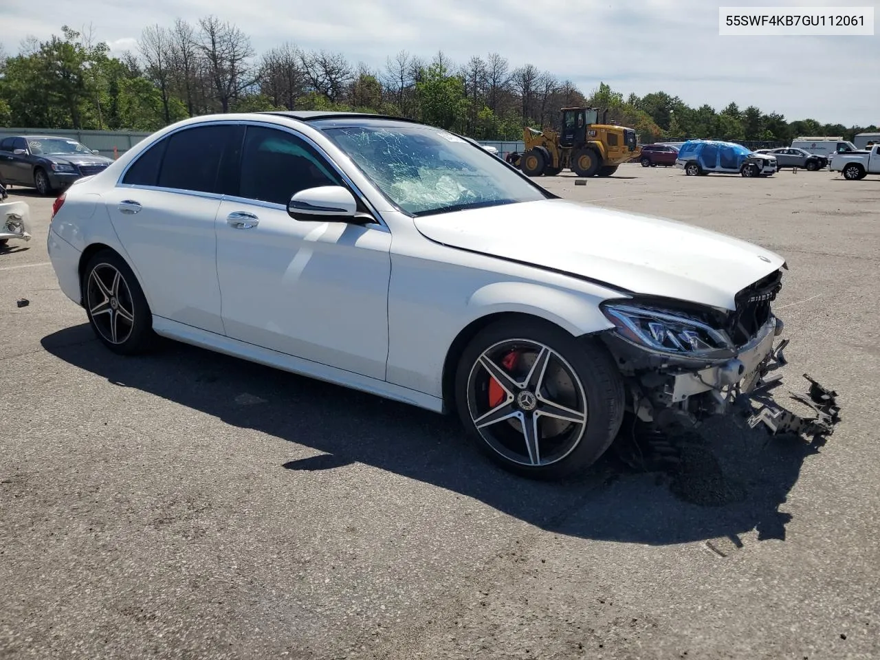 2016 Mercedes-Benz C 300 4Matic VIN: 55SWF4KB7GU112061 Lot: 60470794