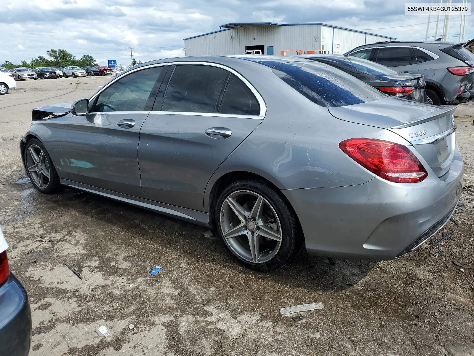 2016 Mercedes-Benz C 300 4Matic VIN: 55SWF4KB4GU125379 Lot: 61738204