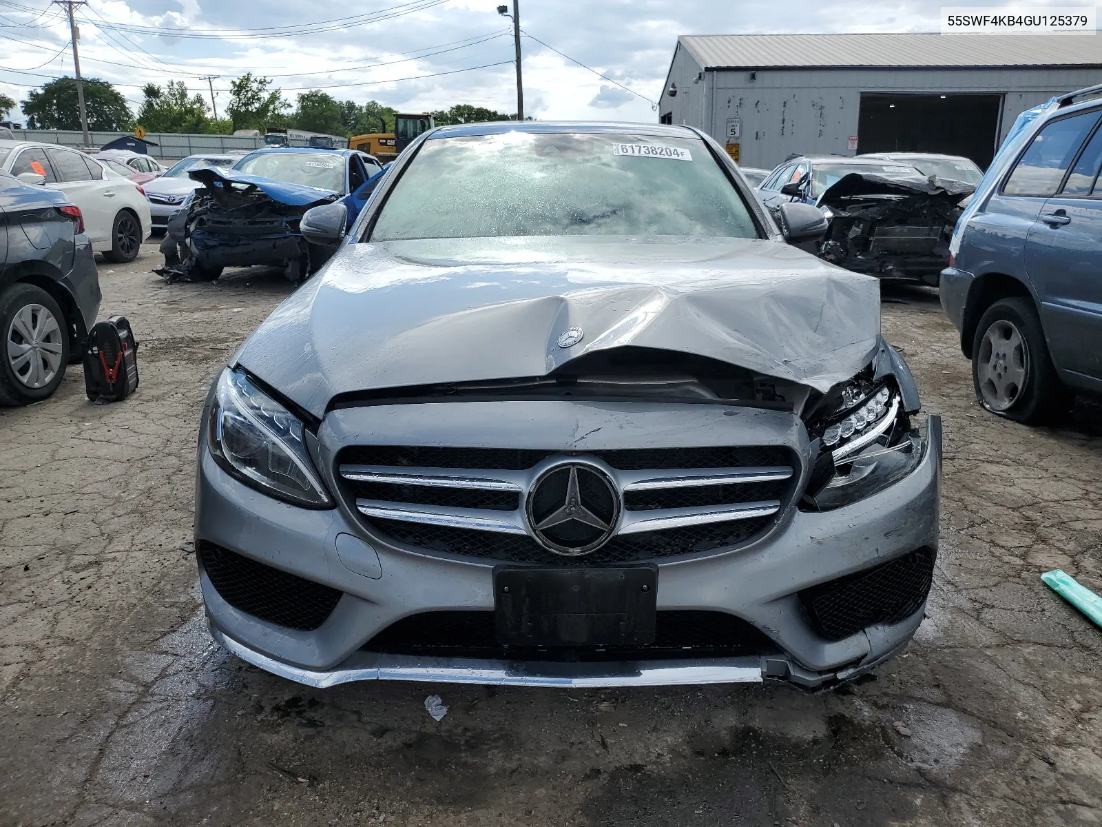 2016 Mercedes-Benz C 300 4Matic VIN: 55SWF4KB4GU125379 Lot: 61738204