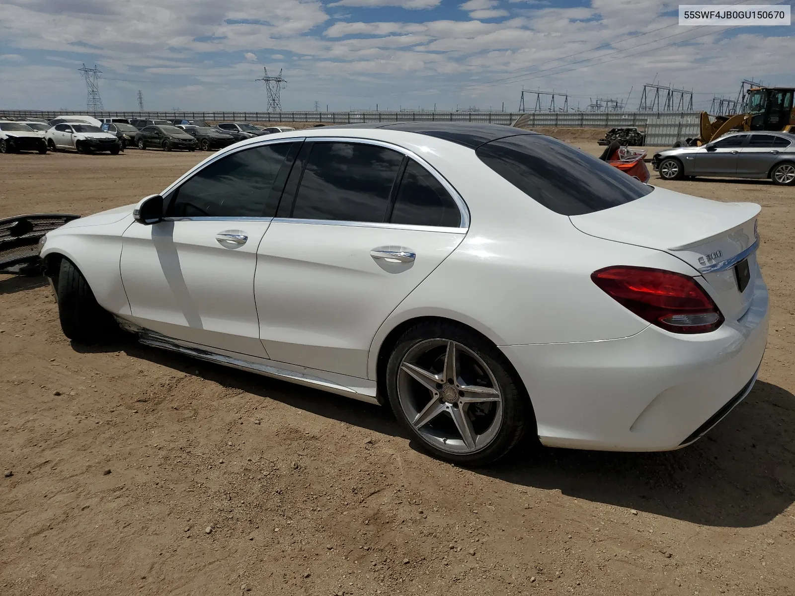 2016 Mercedes-Benz C 300 VIN: 55SWF4JB0GU150670 Lot: 63555754