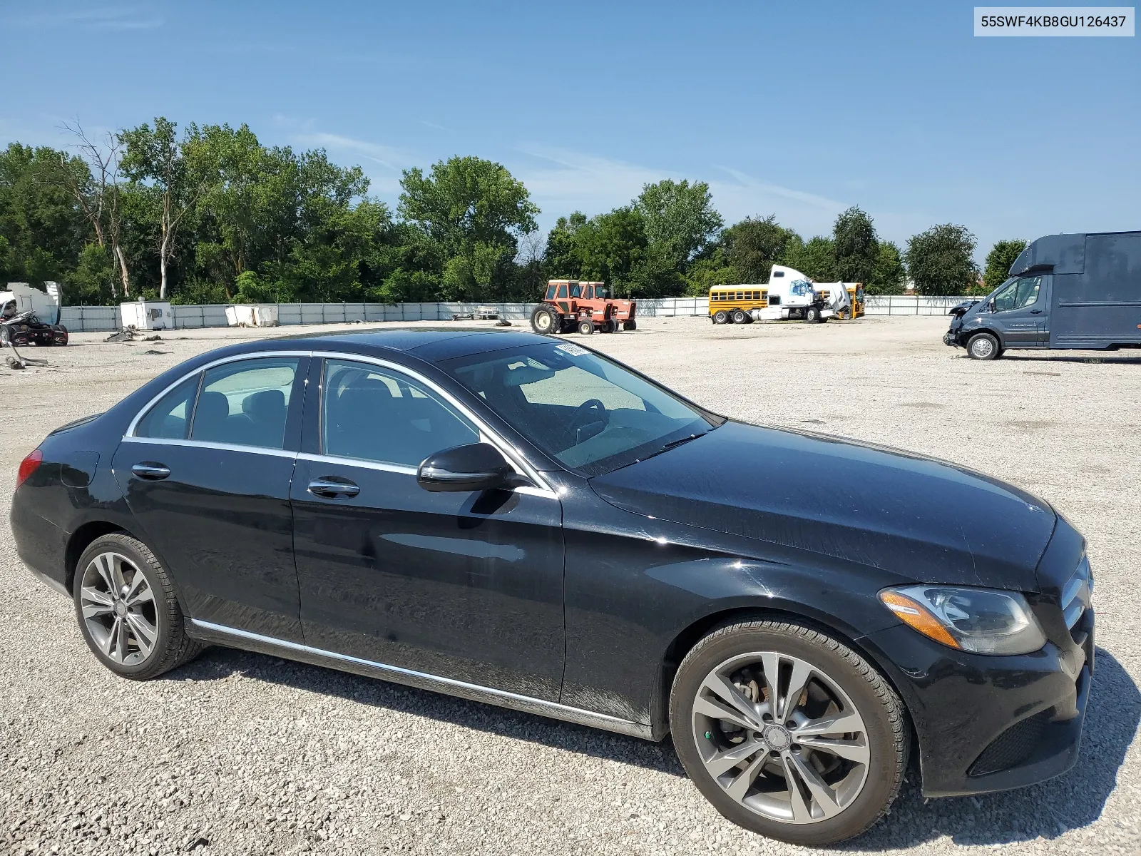 2016 Mercedes-Benz C 300 4Matic VIN: 55SWF4KB8GU126437 Lot: 64585074